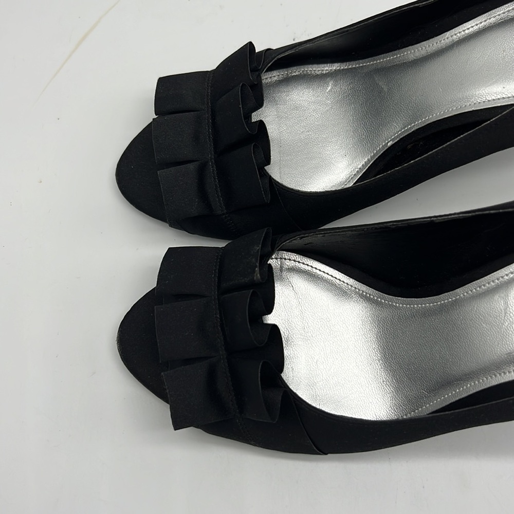 Apt. 9 Open Toe Ruffle Heels - Picture 5 of 8